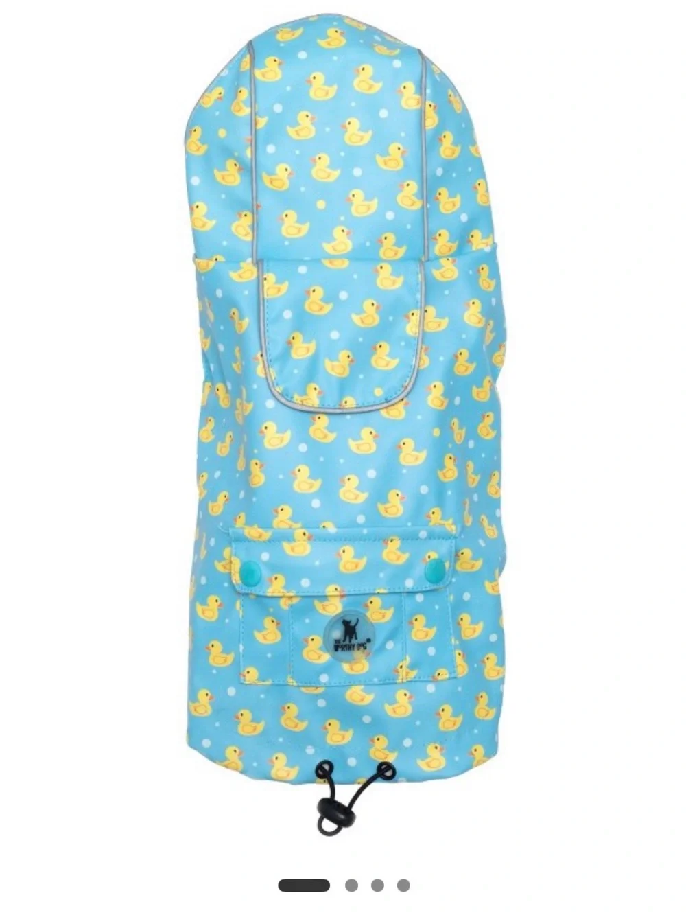 Dog Rain Coat- size XL Duck-Print